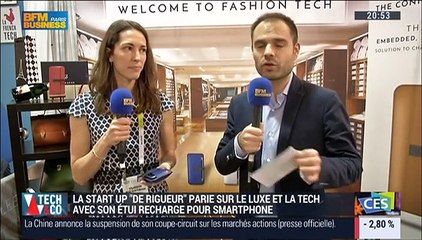 CES 2016: La start-up De Rigueur parie sur le luxe et la tech avec son étui recharge pour smartphone - 07/01