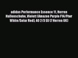 adidas Performance Essence 11 Herren Hallenschuhe Violett (Amazon Purple F14/Ftwr White/Solar