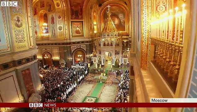 Christmas celebrated by Orthodox Christians around the world