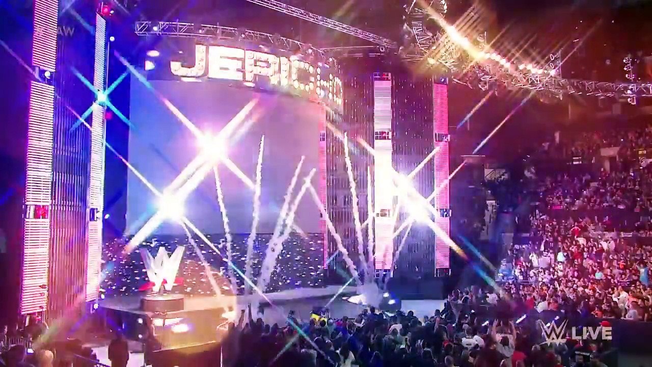 Chris Jericho interrupts The New Day Raw, Janua...