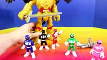 Mighty Morphin Power Rangers Legacy White Tigerzord Saves Imaginext Power Rangers From Rita Repulsa