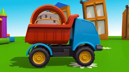Kids 3D Construction Cartoons for Children 15: Leos ALARM CLOCK Assembly игрушка/การ์ตูนร