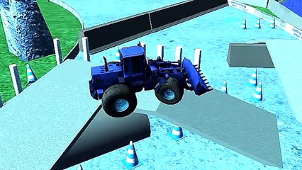 araba oyunları,araba oyunu,çizgi film,animasyon,oyuncak kepçe,buldozer,zorlu parkur