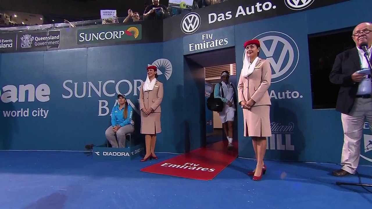 Roger Federer v Tobias Kamke highlights - Brisbane International 2016