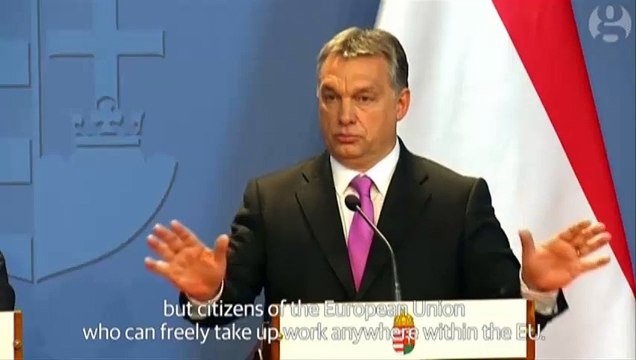 Hungary PM tells Cameron 'we are not migrants'