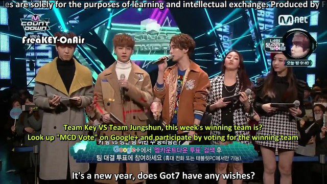 [ENG SUB] 160107 M!Countdown Key Cut