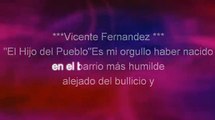 EL HIJO DEL PUEBLO - VICENTE FERNANDEZ - KARAOKE - PISTA Y LETRA