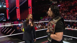 Roman Reigns doesn't back down to the McMahon family- Raw, January 4, 2016 -