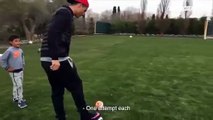 Cristiano Ronaldo: What better way to spend time than to shoot some balls with my son?
