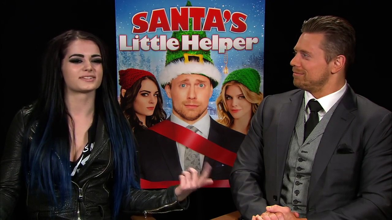 Maria Menounos interviews Paige and The Miz on E! News