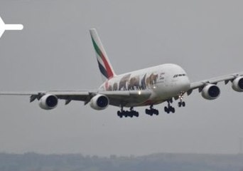 Emirates Plane Faces Turbulent Touchdown in Crosswind