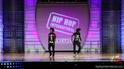 Decouvrez la performance géniale des twins lors des world hip hop danse