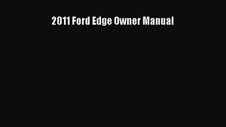 PDF Download 2011 Ford Edge Owner Manual PDF Online