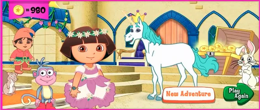 Даша путешественница / даша следопыт мультфильм игры - Единорог приключенческая игра Даши 2