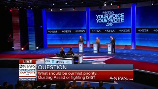 Democrats Debate What Should Take Priority: Ousting Assad or Fighting ISIS?