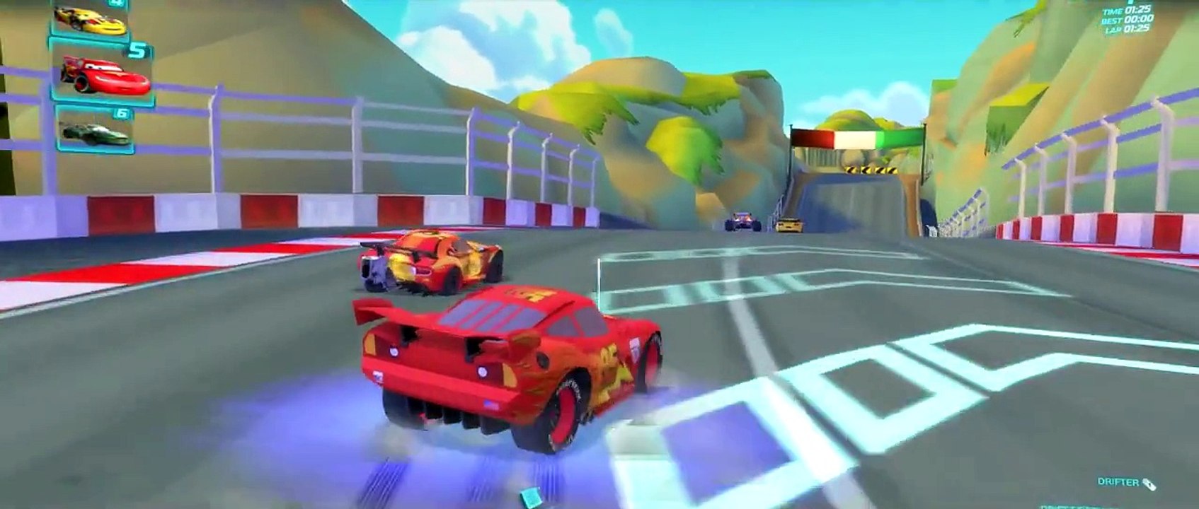 Потешки и молния Маккуин Тачки 2 гонки Мэтр и Франческо Бернулли!!