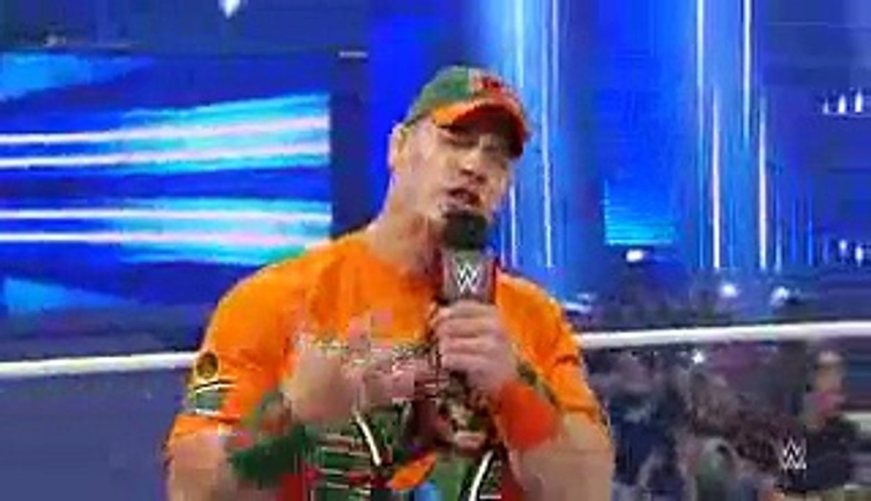 John Cena kicks off the first SmackDown on USA Network SmackDown, January 7, 2016