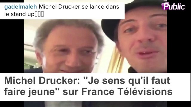 Exclu vidéo : Gad Elmaleh : sa vidéo humour avec Michel Drucker qui se lance dans le stand up !