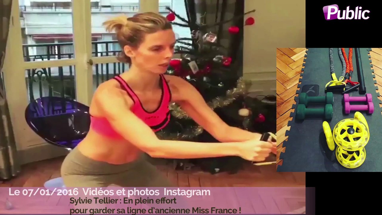 Exclu Vidéo : Sylvie Tellier : En plein effort pour garder sa ligne d’ancienne Miss France !