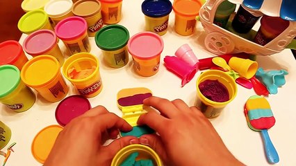 Play Doh fruta gelo gelado do arco-íris argila doces Paleta Ghiacciolo