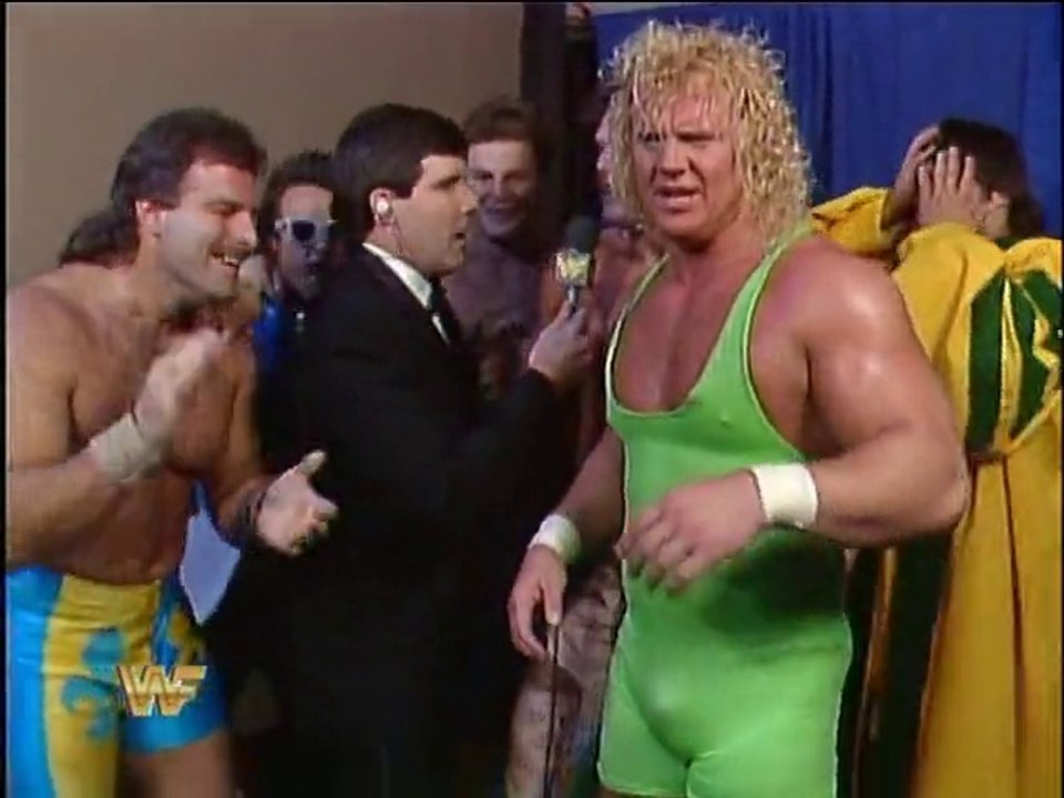 WWF Survivor Series 1989 - Team Rude Post-Match Interview