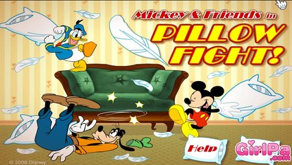 Mickey Mouse And Friends In Pillow Fight Games for Kids