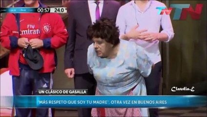 Javier Frabracci en el reestreno de Más respeto que soy tu madre 2 Tn de Noche