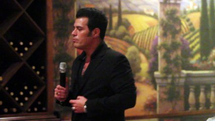Franz Goovaerts sings 'Blue Suede Shoes' Tuscany Nov 2015