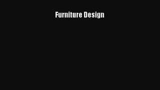 [PDF Download] Furniture Design [PDF] Online