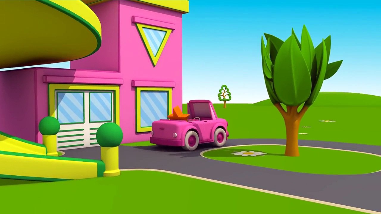 Schlaue Autos - Wir lernen die geometrischen Formen - Cartoon für Kinder