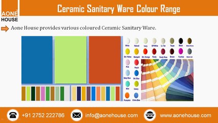 Supplier of Ceramic Sanitary Wares – www.aonehouse.com