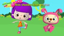 Head Shoulders Knees &Toes Nursery Rhymes for Children | TOTOMEE Kids Songs
