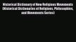 [PDF Download] Historical Dictionary of New Religious Movements (Historical Dictionaries of
