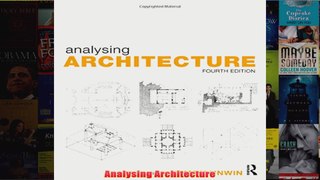 Analysing Architecture