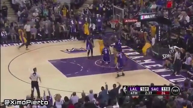 D'Angelo Russell Injury Scare - Lakers vs Kings - January 7, 2016 - NBA 2015-16 Season