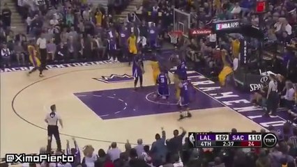 D'Angelo Russell Injury Scare - Lakers vs Kings - January 7, 2016 - NBA 2015-16 Season