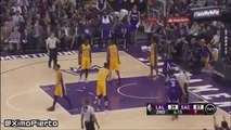 Kobe Bryant's SICK Alley-Oop Dunk - Lakers vs Kings - January 7, 2016 - NBA 2015-16 Season