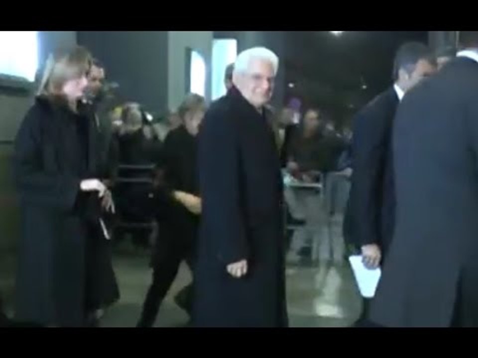 Napoli - Mattarella alla prima stagionale del Teatro San Carlo (14.12.15)
