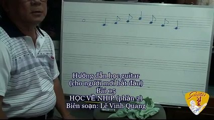 HƯỚNG DẪN TẬP GUITAR cho người mới bắt đầu Bài 5 2  Học về nhịp tiếp