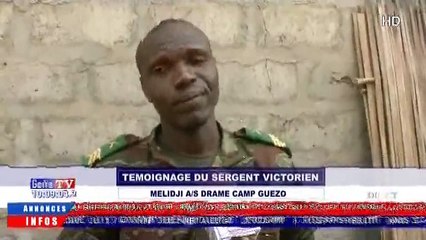 Décès du Caporal Dangou: Les révélations du sergent Victorien MELIDJI