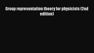 PDF Download Group representation theory for physicists (2nd edition) Download Online