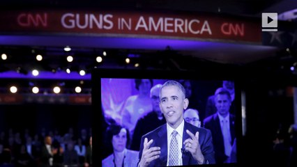 Obama Pleads for Stricter Gun Laws and Faces Tough Questioning