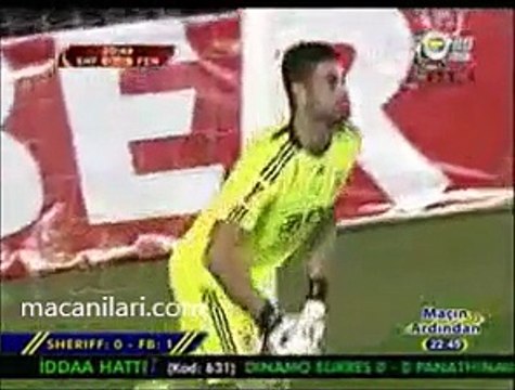 01.10.2009 - 2009-2010 European League Group H Matchday 2 FC Sheriff Tiraspol 0-1 Fenerbahçe