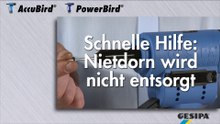 GESIPA Bird: Nietdorn wird nicht ensorgt (Deutsch)
