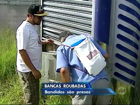 Polícia prende quadrilha que roubava bancas de jornal em São Paulo