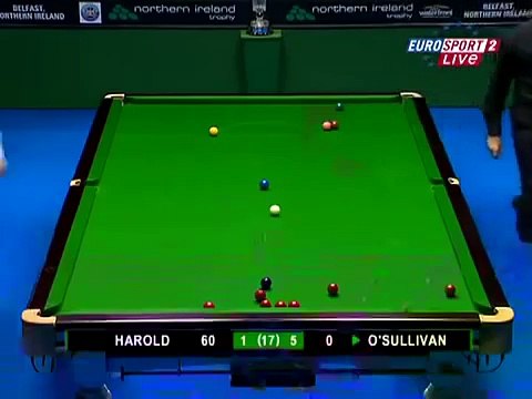 Ronnie O'Sullivan - Ronnie O'Sullivan incredible side shots - World Snooker Championship .