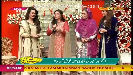 The Morning Show Satrangi With Javeria Saud-8th January 2016-Part 1