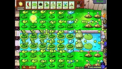 Plants Vs. Zombies Walkthrough part 9
