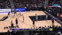 Manu Ginobili's Great Assist | Suns vs Spurs | December 30, 2015 | NBA 2015-16 Season