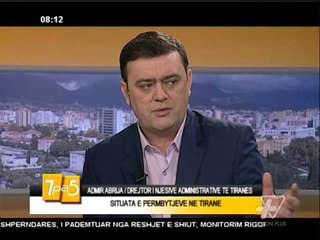 7pa5 - Situata e përmbytjeve në Tiranë - 8 Janar 2016 - Show - Vizion Plus